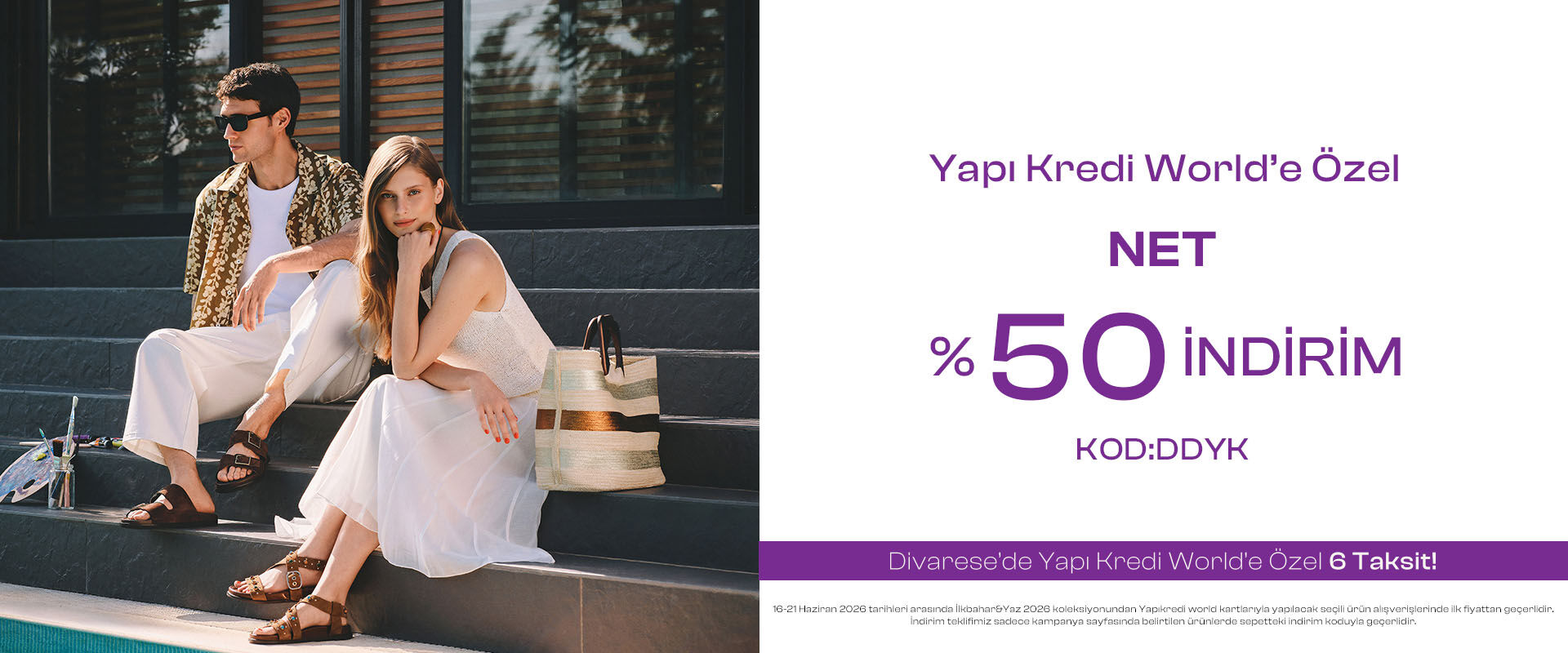 Yapı Kredi Özel %50 indirim