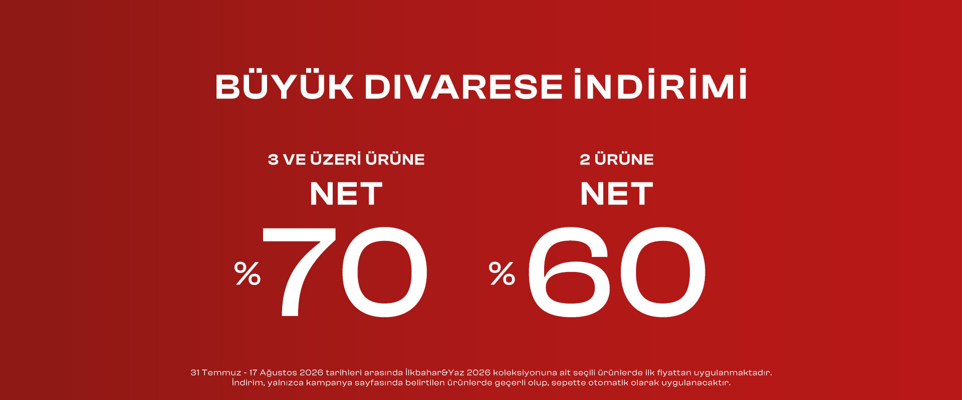 Büyük Sezon İnidirimi Bahar İndirimi