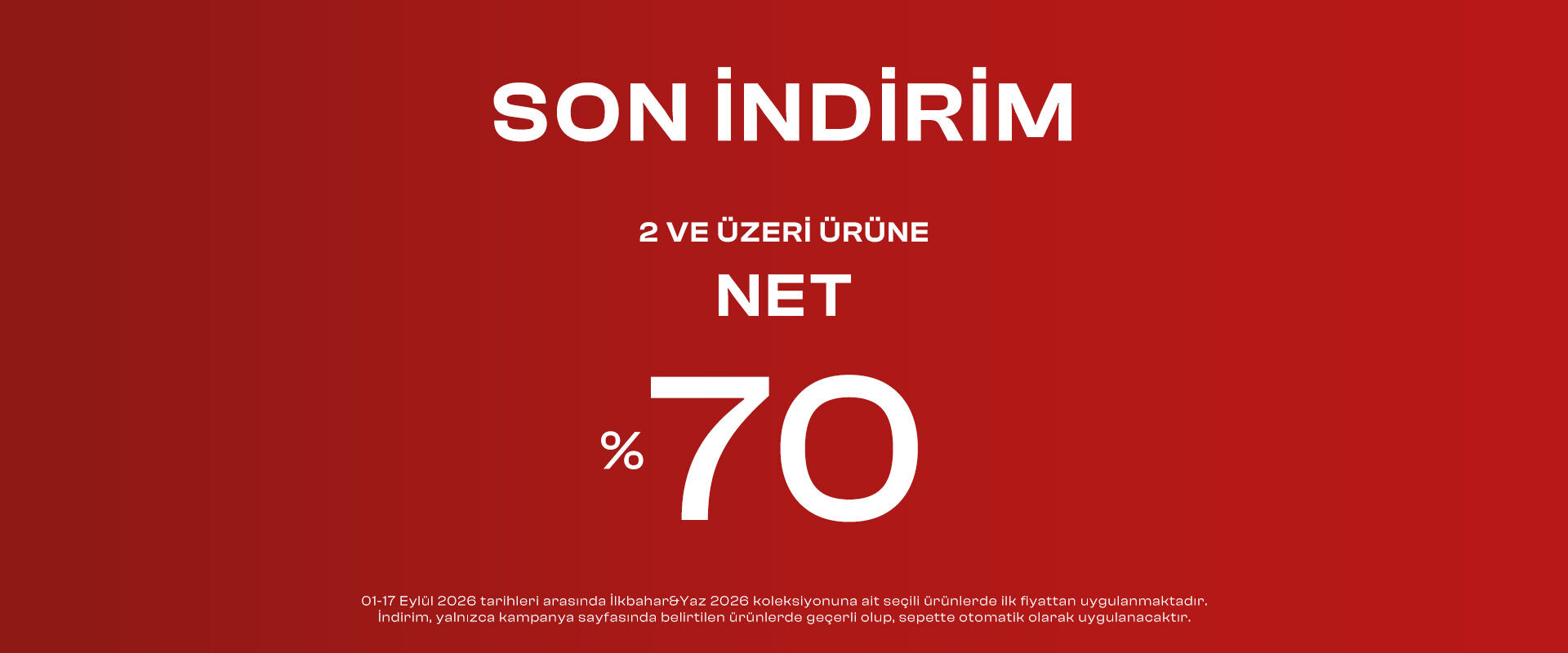 Büyük Sezon İnidirimi Bahar İndirimi