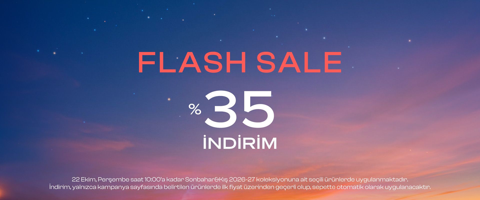 Flash Sale %35 İndirim