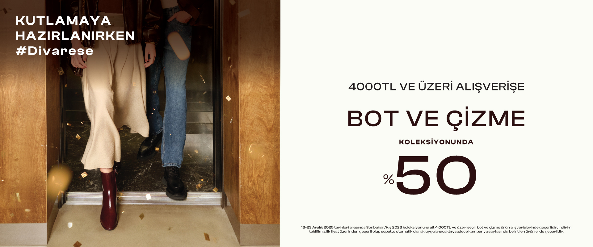 Bot ve Çizme %50 İndirim