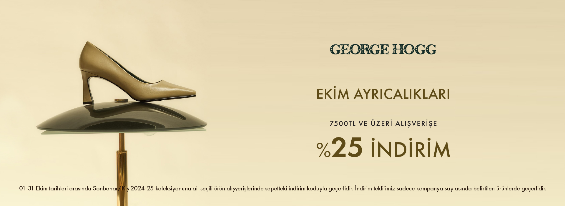 George Hogg 7500 TL ye %25 indirim