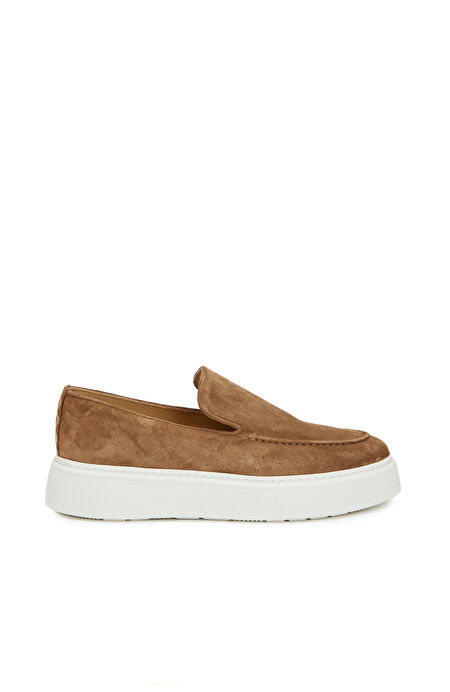 Taba Erkek Süet Loafer