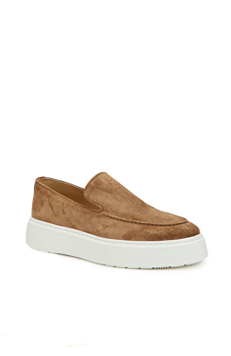 Taba Erkek Süet Loafer_5
