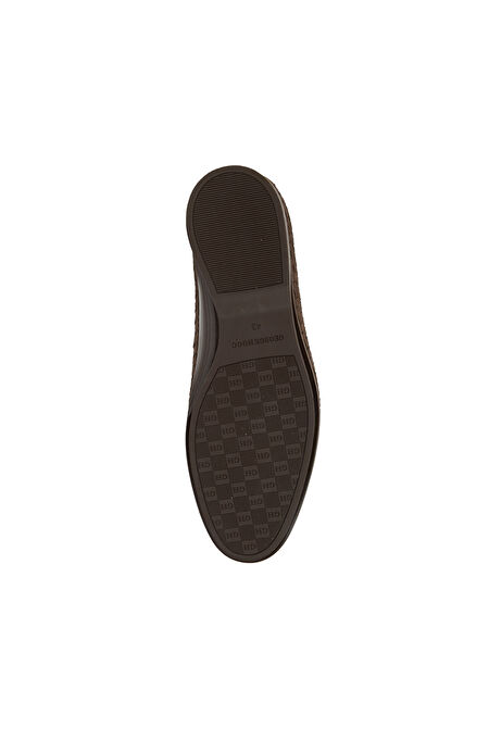 Kahverengi Erkek Deri Loafer_4