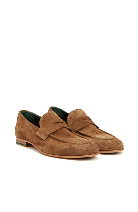 Camel Erkek Deri Loafer_1