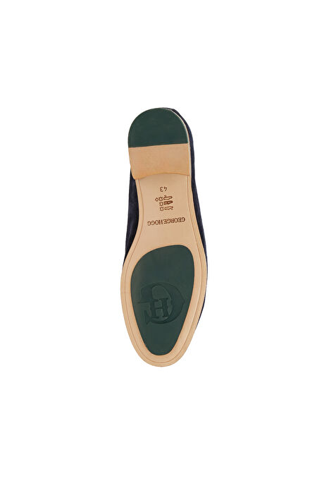 Lacivert Erkek Deri Loafer_5