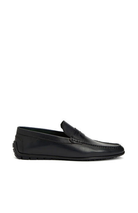Lacivert Erkek Deri Loafer