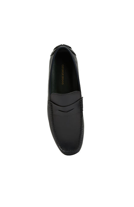 Lacivert Erkek Deri Loafer_3