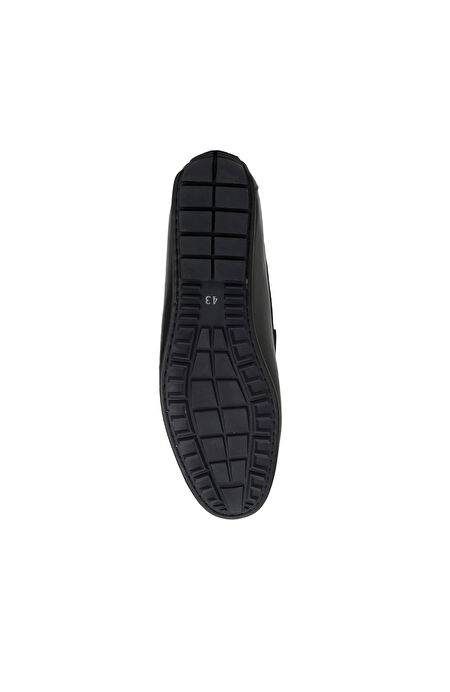 Lacivert Erkek Deri Loafer_4