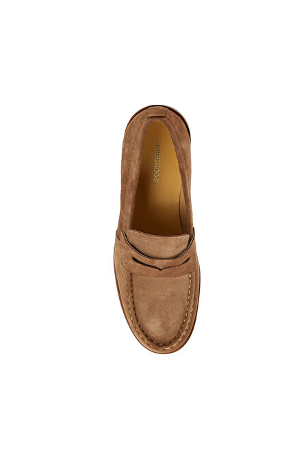 Camel Erkek Süet Loafer_3