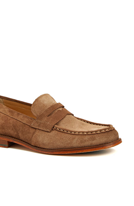 Camel Erkek Süet Loafer_5