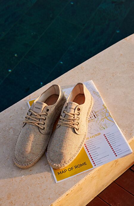 Bej Erkek Espadril