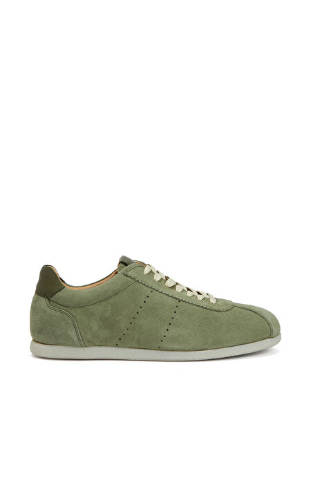 Yeşil Erkek Süet Sneaker