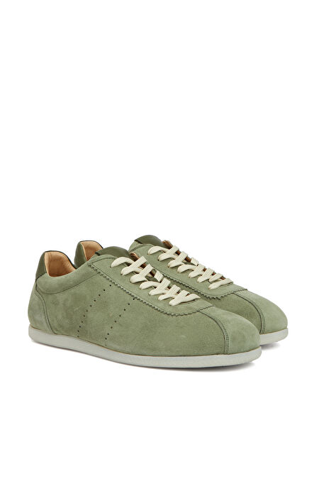 Yeşil Erkek Süet Sneaker_1
