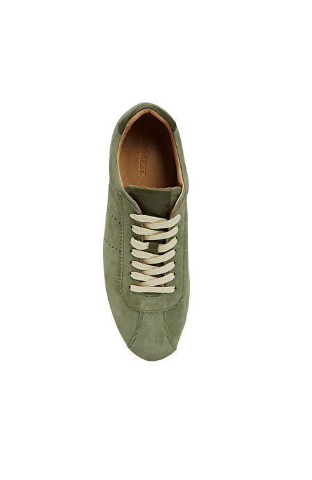 Yeşil Erkek Süet Sneaker_3