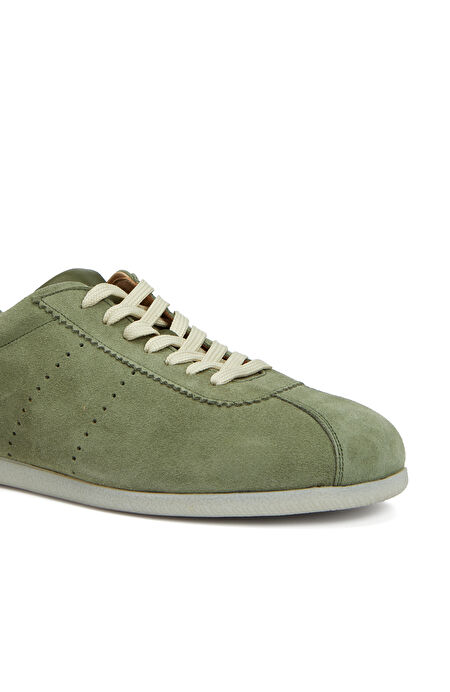 Yeşil Erkek Süet Sneaker_5