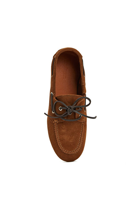 Taba Kadın Deri Loafer_3