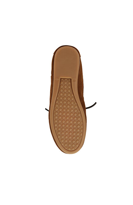 Taba Kadın Deri Loafer_4