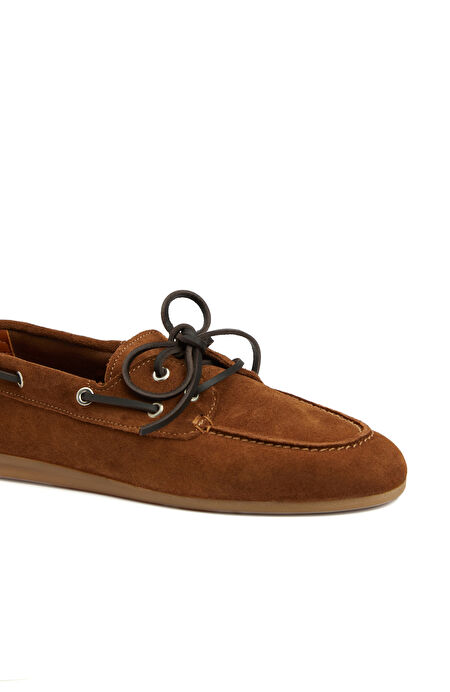 Taba Kadın Deri Loafer_5
