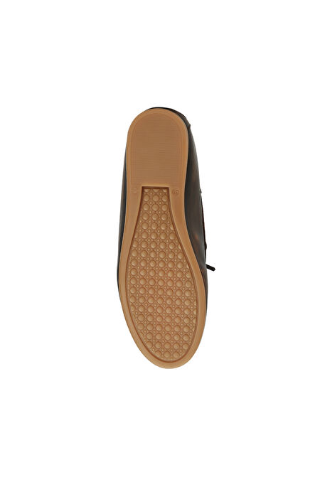 Kahverengi Kadın Deri Loafer_4