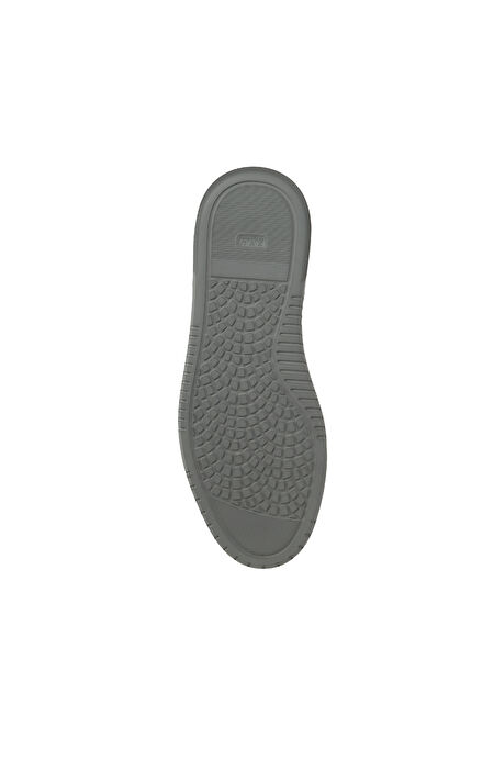 Beyaz Erkek Deri Sneaker_4