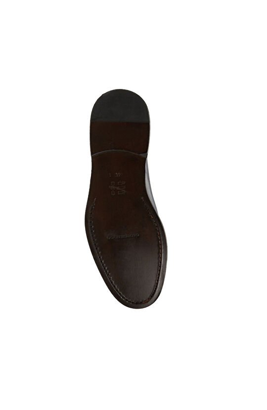 Navy Blue Men's Leather Shoes