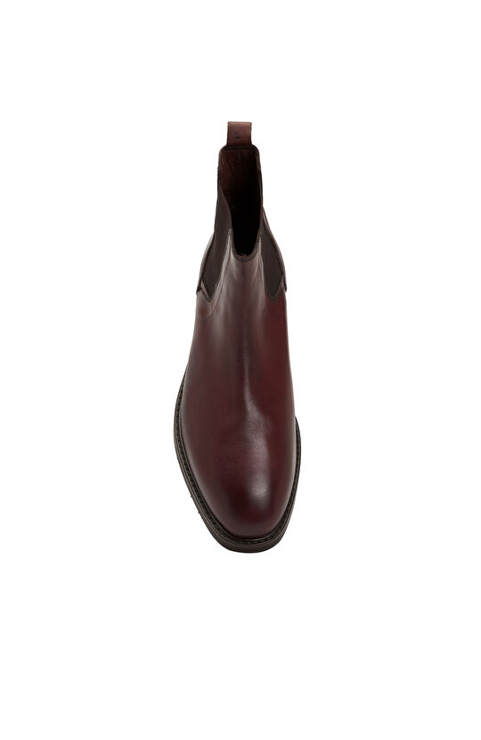 Kahverengi Erkek Chelsea Deri Bot