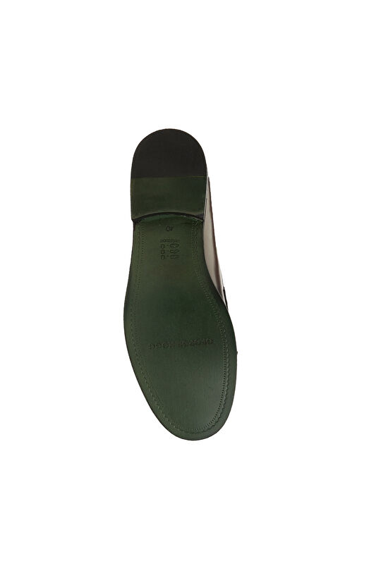 Bordo Püsküllü Kadın Deri Loafer