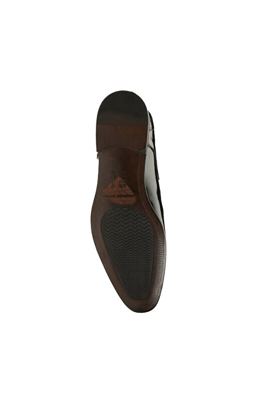 Siyah Rugan Erkek Deri Ayakkabı