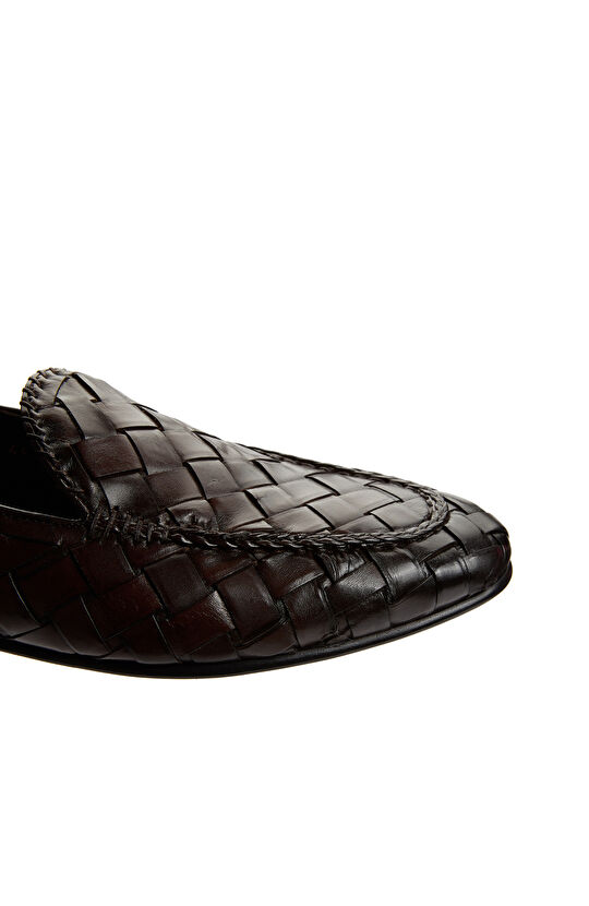 Kahverengi Erkek Deri Loafer