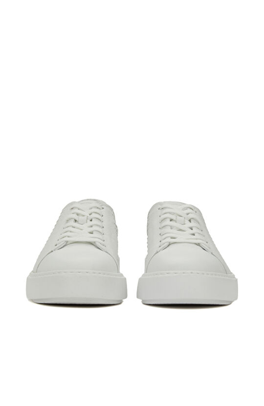 Beyaz Erkek Deri Ayakkabı