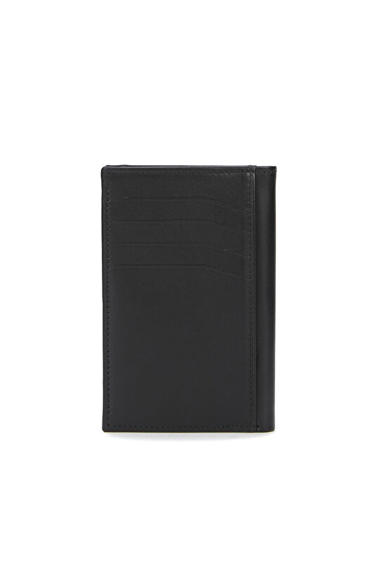 Siyah Çıtçıtlı Erkek Deri Cüzdan