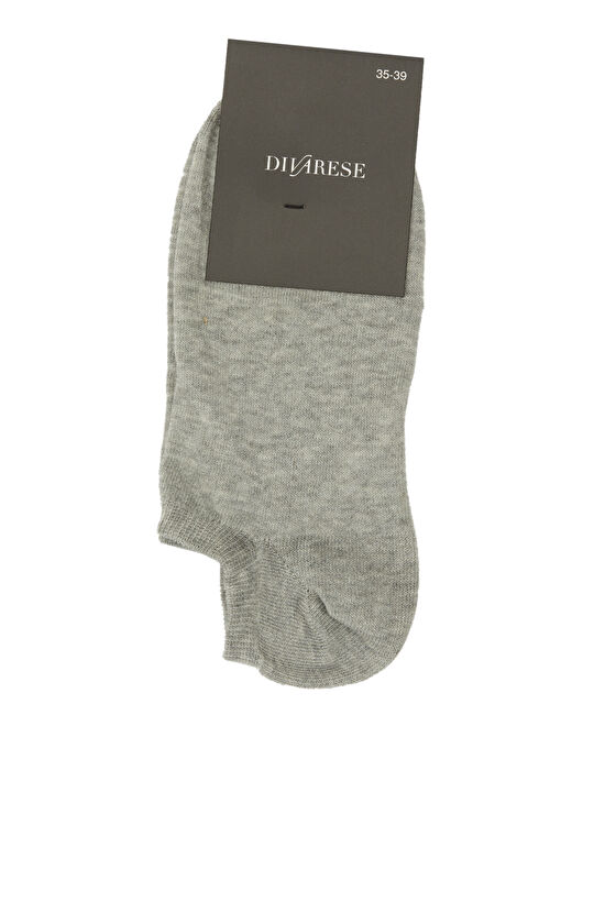 Gri Melanj Kadın Çorap