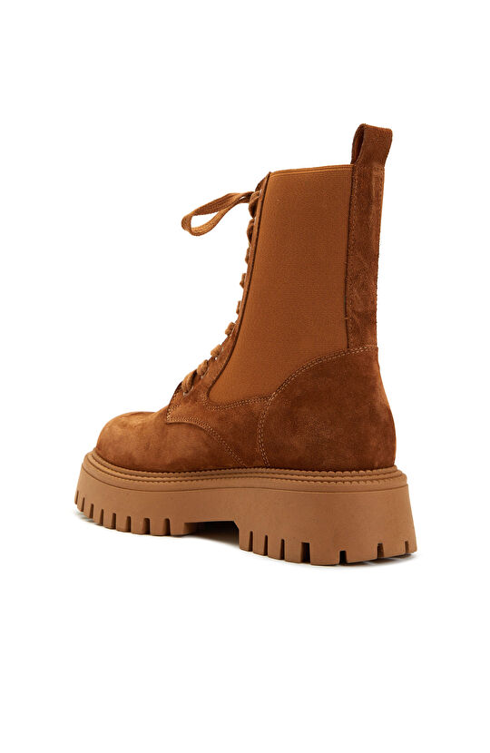 Kadın Süet Deri Taba Bot