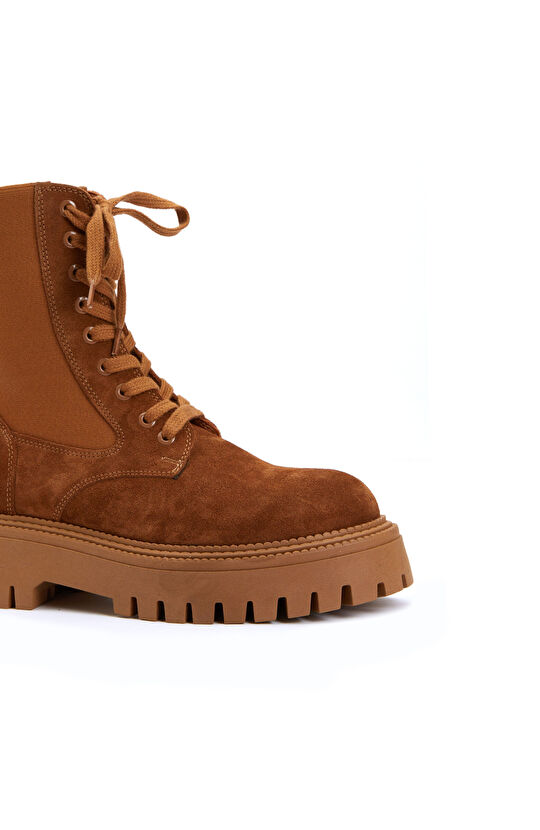 Kadın Süet Deri Taba Bot