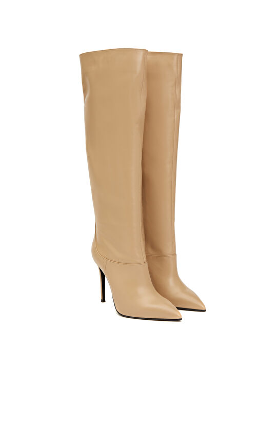 Camel Kadın Deri Çizme