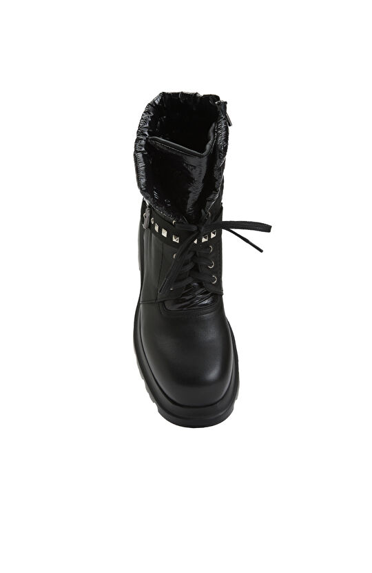 Siyah Kadın Deri Bot