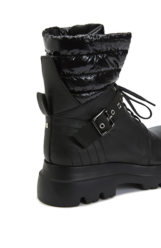 Siyah Kadın Deri Bot