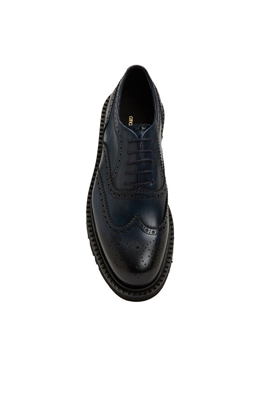 Lacivert Erkek Deri Ayakkabı