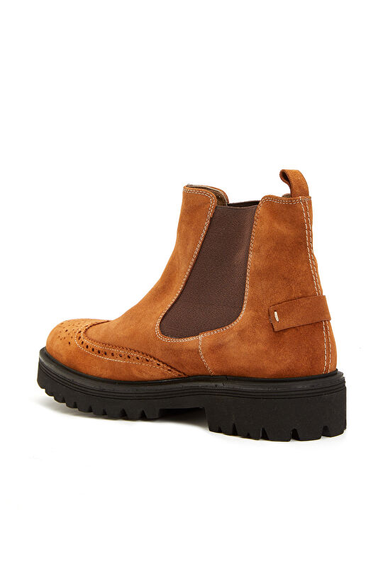Taba Erkek Süet Deri Chelsea Bot