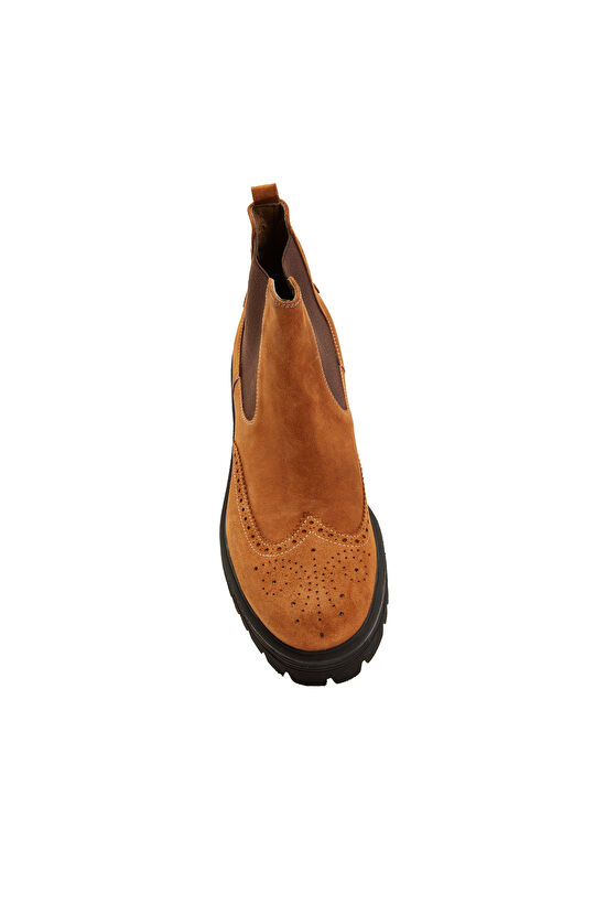 Taba Erkek Süet Deri Chelsea Bot