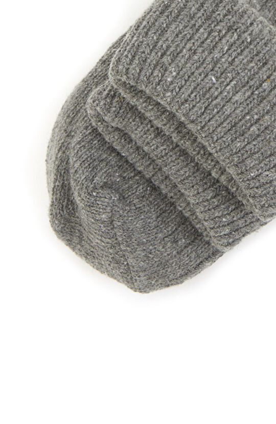 Gri Melanj Kadın Çorap