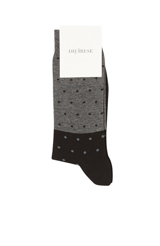 Siyah Gri Erkek Çorap