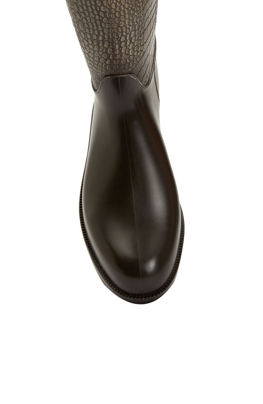 Kahverengi Kadın Yağmur Çizmesi