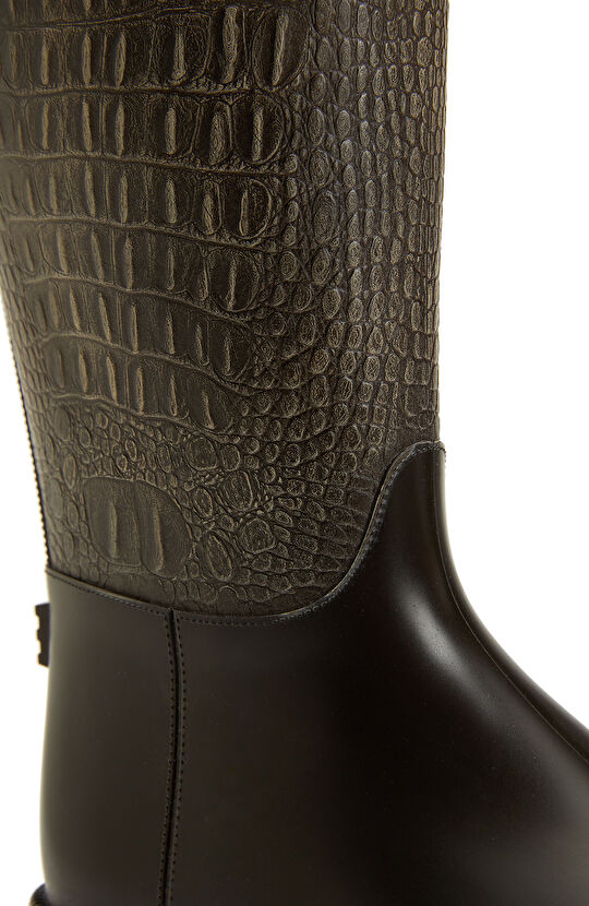 Kahverengi Kadın Yağmur Çizmesi