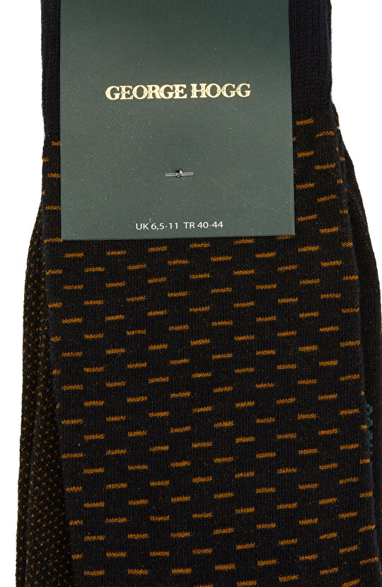 Lacivert Sarı Erkek Çorap Seti