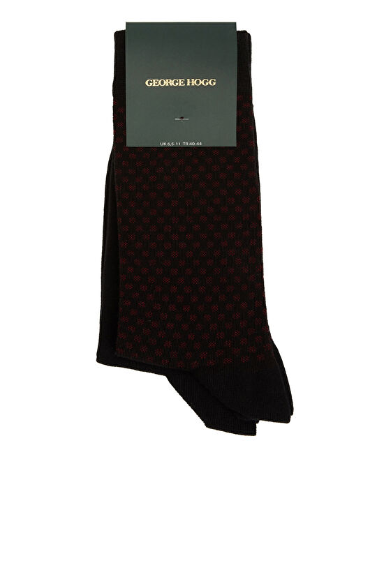 Kırmızı Siyah Erkek Çorap Seti