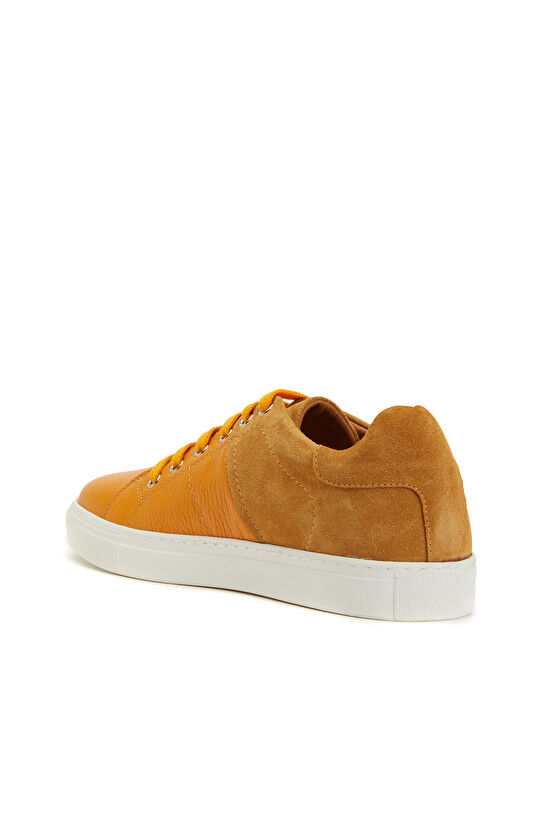 Mustard Women's Leather Sneaker