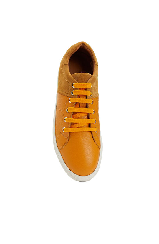 Mustard Women's Leather Sneaker